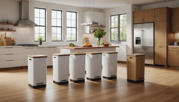 Les poubelles en bois : styles variés pour tous les espaces