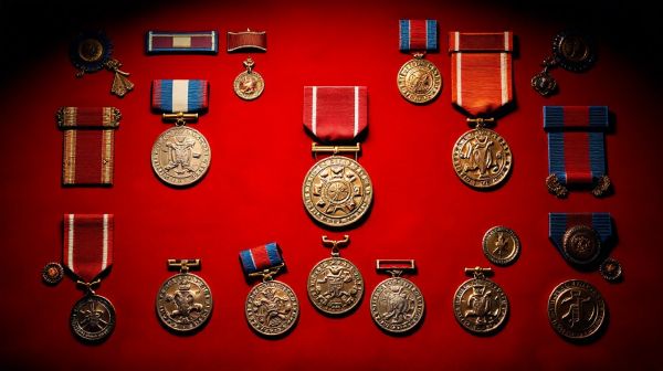 Top récompenses : découvrez les médailles et décorations